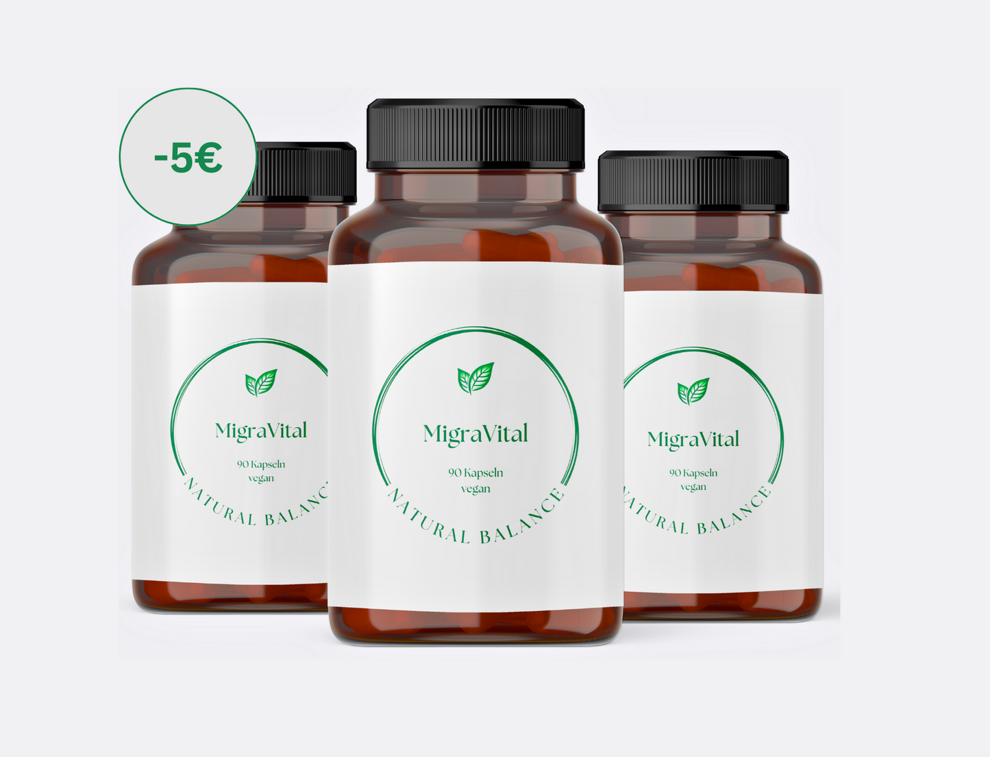 MigraVital - Magnesium, B2, B6, Q10 - Vorteilsset